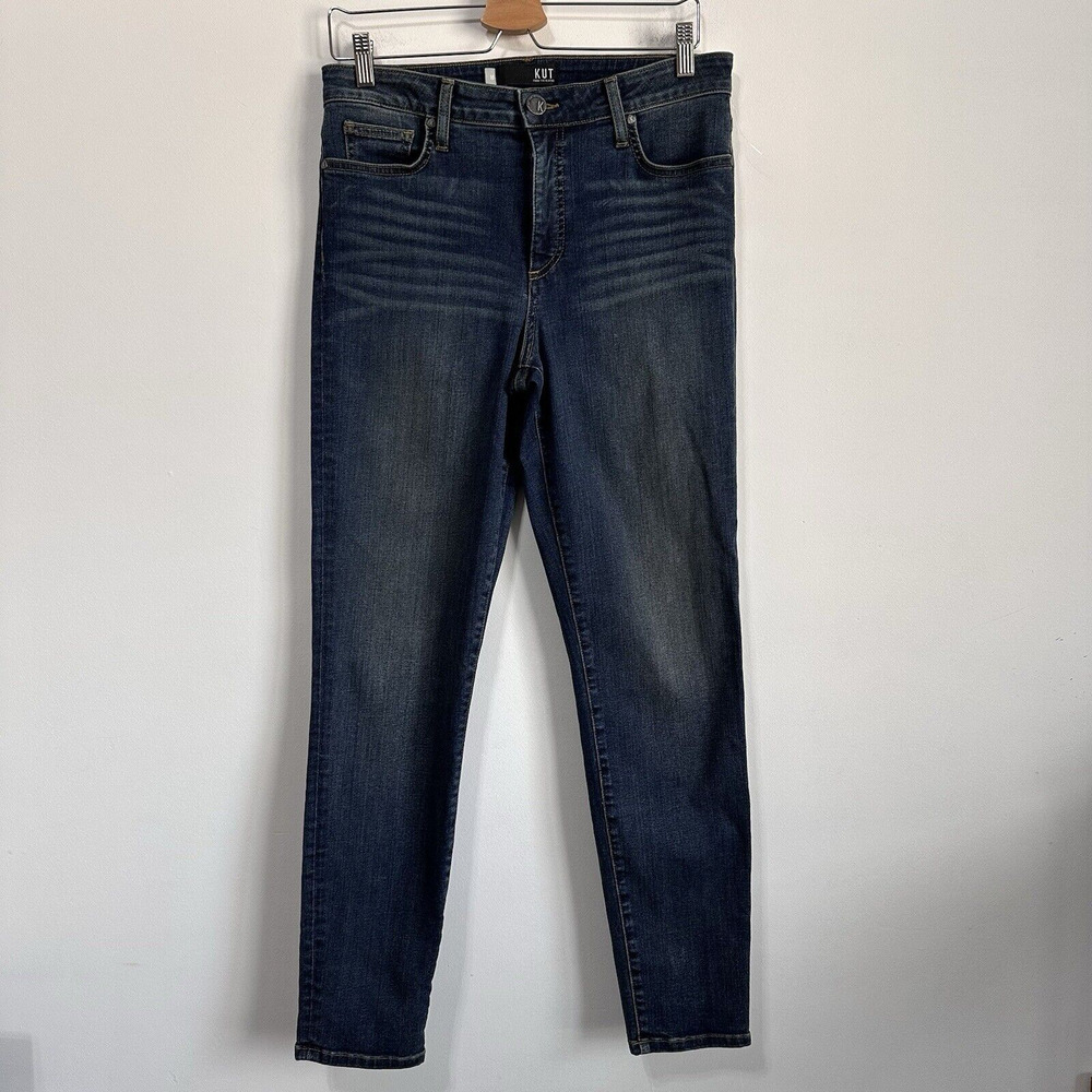 Kut From The Kloth Jeans 10 Kurvy Diana Fab Ab‎ Skinny Blue 32x30 Ankle Stretch